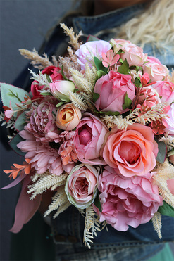 flowerbox Różowa Poświata, wys.35cm 