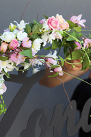 Berano, koło kwiatowe z napisem, Żona, śr.50cm 