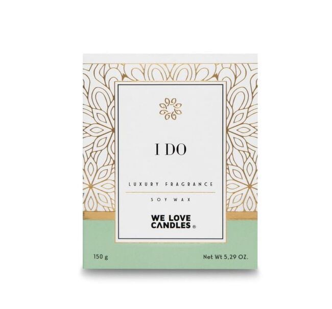 I Do, sojowa świeczka zapachowa, Gold Series, 150g