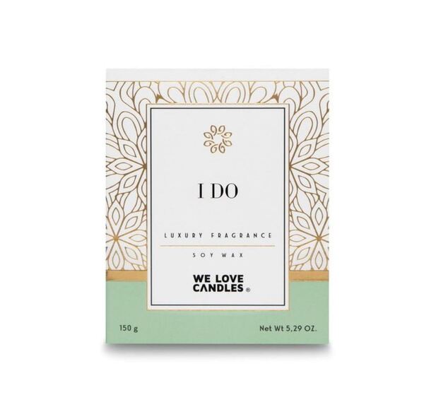 I Do, sojowa świeczka zapachowa, Gold Series, 150g