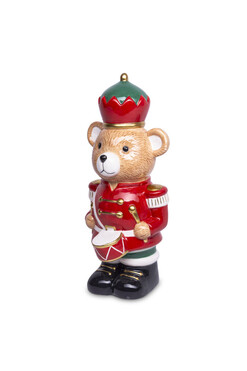 Teddy Army, figurka miś żołnierzyk dobosz, wys.30cm