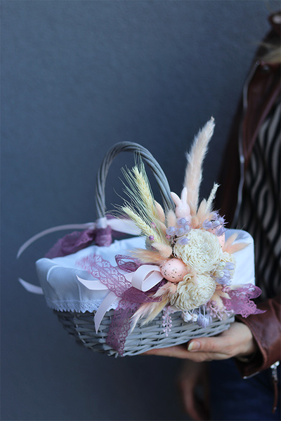 Pudrova Wielkanoc 2, dekorowany koszyczek wielkanocny