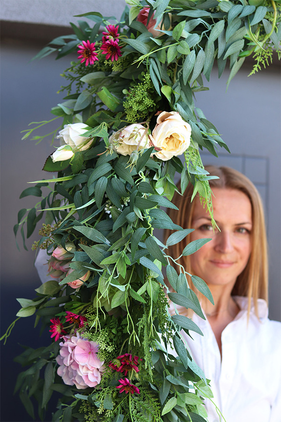 Polena Delice, girlanda kwiatowa