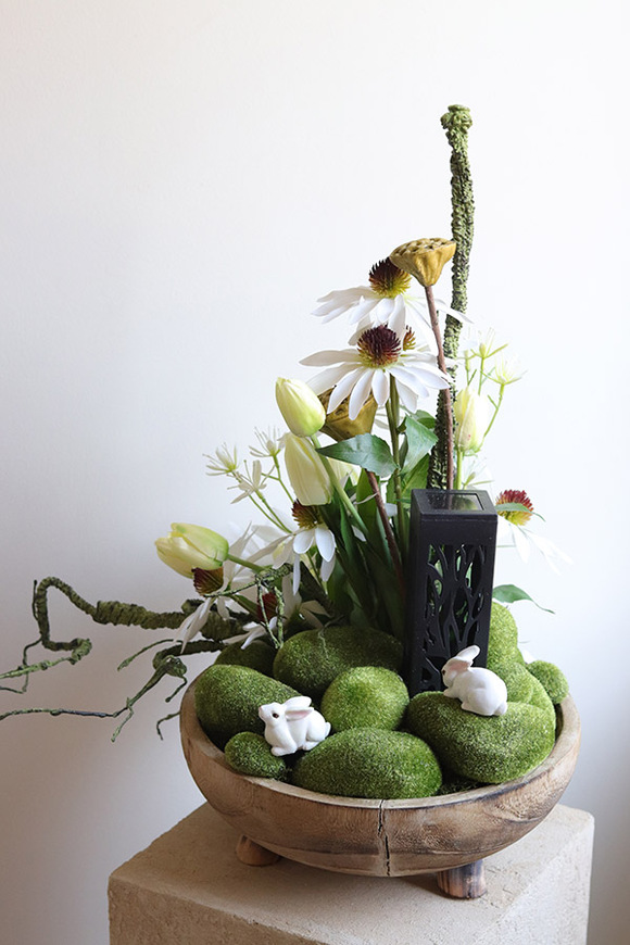 Solaris Design, dekoracja nagrobna z lampionem