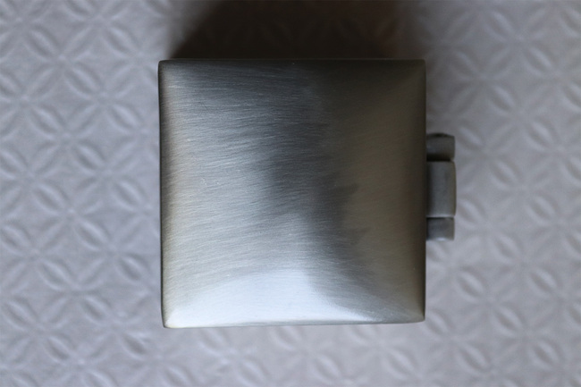 kwadratowe puzderko szkatułka na biżuterię, Ring, wym.3.5x5x5m 