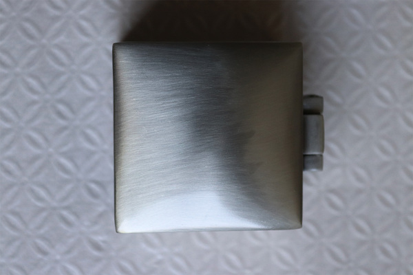 kwadratowe puzderko szkatułka na biżuterię, Ring, wym.3.5x5x5m 