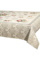 Rose Palace Beige, obrus gobelinowy