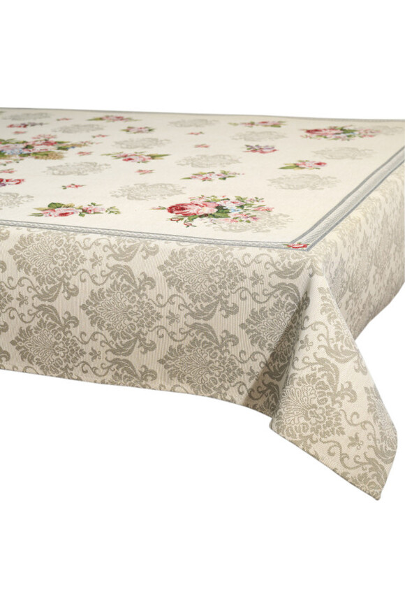 Rose Palace Beige, obrus gobelinowy