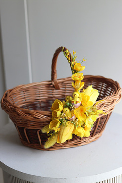 Chiccita, dekorowany koszyczek wielkanocny, wys.21cm