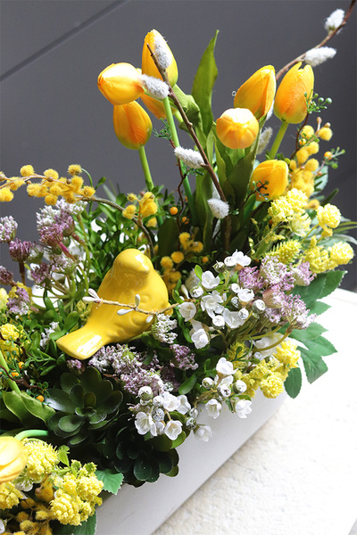 Słoneczna Energia Resta, stroik wielkanocny z ptaszkiem