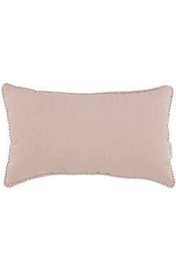 Boho Bubbles, poduszka dekoracyjna prostokątna, pudrowy róż, wym.35x60cm