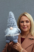 XMAS Grey, figurka świąteczna skrzat