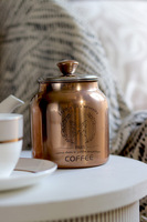 Brassy, pojemnik puszka na kawę z grawerem