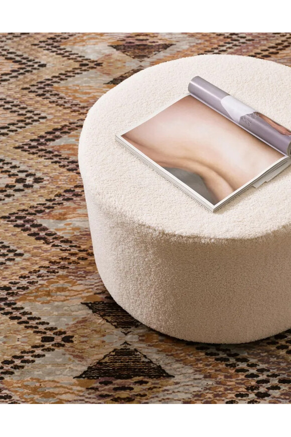 Teddy Essenza, pufa z futerkiem, wanilia