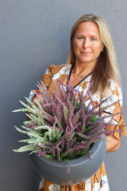 dekoracja jesienna Wrzosy Moko Single, wym.42x50cm 