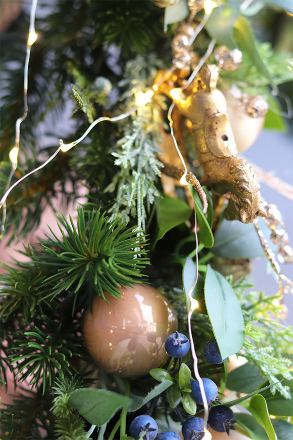 girlanda bożonarodzeniowa, Złota Kraina, dł.140cm  