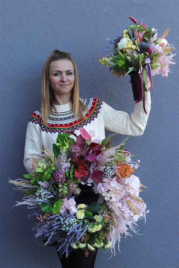  Kleopatra, bukiet nagrobny we wkładzie