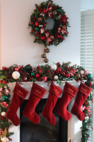 Christmas Exclusive 2, świąteczny wianek do powieszenia LED