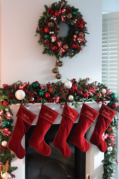 Christmas Exclusive 2, świąteczny wianek do powieszenia LED