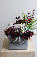 Kaczuszka, sielski stroik wielkanocny, wym.30x36x26cm