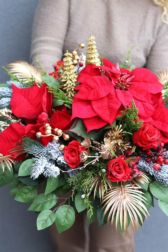 Red Winter, komplet dekoracji nagrobnych