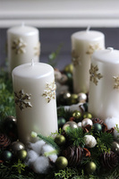 Krissa Nature, adwentowy wianek stroik z czterema świecami