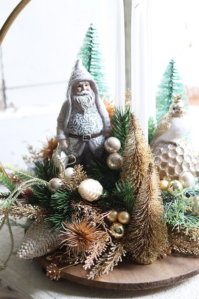 Miracolo Gold Ornamenti, stroik bożonarodzeniowy