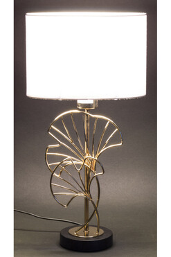 Ginko 2, elegancka lampa stołowa, wys.52cm 