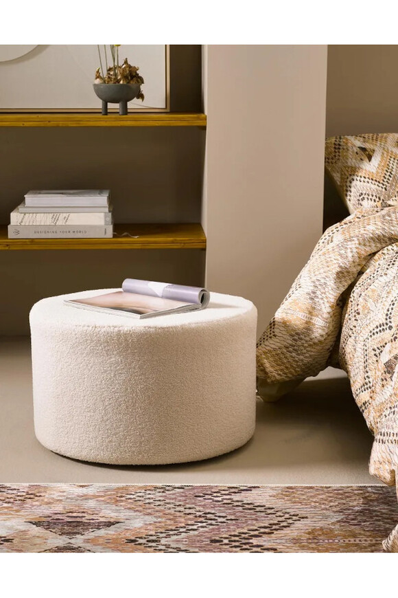 Teddy Essenza, pufa z futerkiem, wanilia