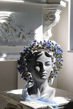 Blunalia, komunijny wianek na głowę, rozmiar uniwersalny