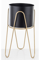 Andre B, metalowa osłonka w stojaku kwietnik