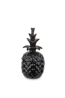 Ananas Black, pojemnik dekoracyjny amfora B, wys.20cm 