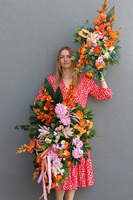 Orangia, bukiet nagrobny we wkładzie