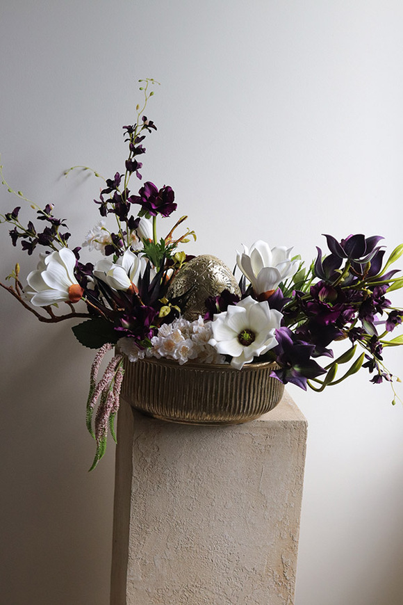 Royal Easter, stroik wielkanocny z jajkiem