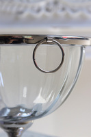 Glamouria, kryształowy cooler na nodze puchar