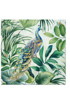 Peacock, serwetki papierowe z nadrukiem, kpl.20szt