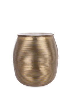 Dakar A, stolik boczny metalowy, wym.44x41x41cm