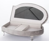 szkatułka / puzderko Florencja Wave Grey, wym.17x26.5x12.5cm