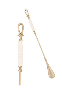 Aviemore, elegancka łyżka do butów, metalowa, dł.55cm