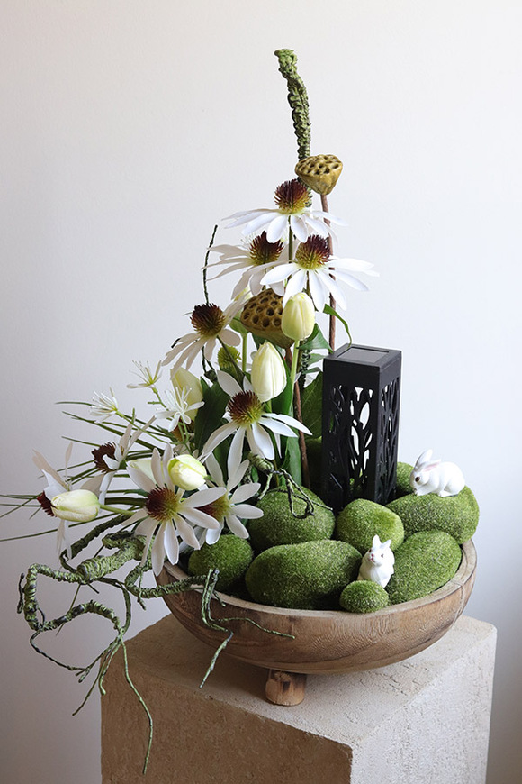 Solaris Design, dekoracja nagrobna z lampionem