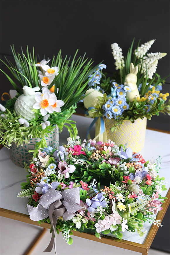 Easter Mood, wianek na drzwi