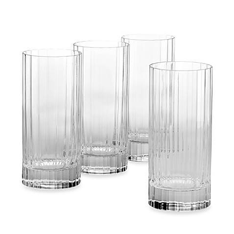 Sakramento, wysoka szklanka ryflowana, kpl.4szt, poj.480ml