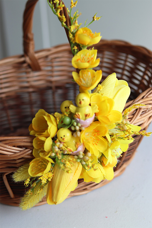 Chiccita, dekorowany koszyczek wielkanocny