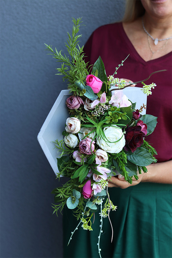 box - koperta z kwiatami, Coperto Odennia, wym.30x20x6.5cm