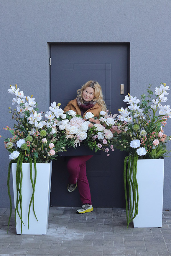 Harmonia Wiosenna Mediolan, podłogowa dekoracja kwiatowa