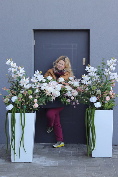 Harmonia Wiosenna Mediolan, podłogowa dekoracja kwiatowa