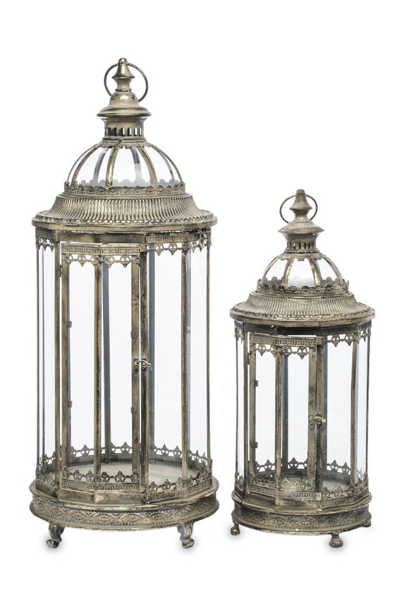 Evita, metalowy lampion latarenka