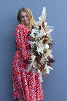 La Guel Autumn, kompozycja kwiatowa na długi blat, wym.32x100x34cm