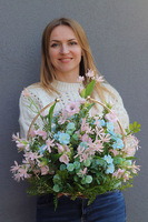 Celtica, kompozycja nagrobna na obręczy