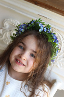 Hestia, kwiatowy wianek na głowę, rozmiar uniwersalny